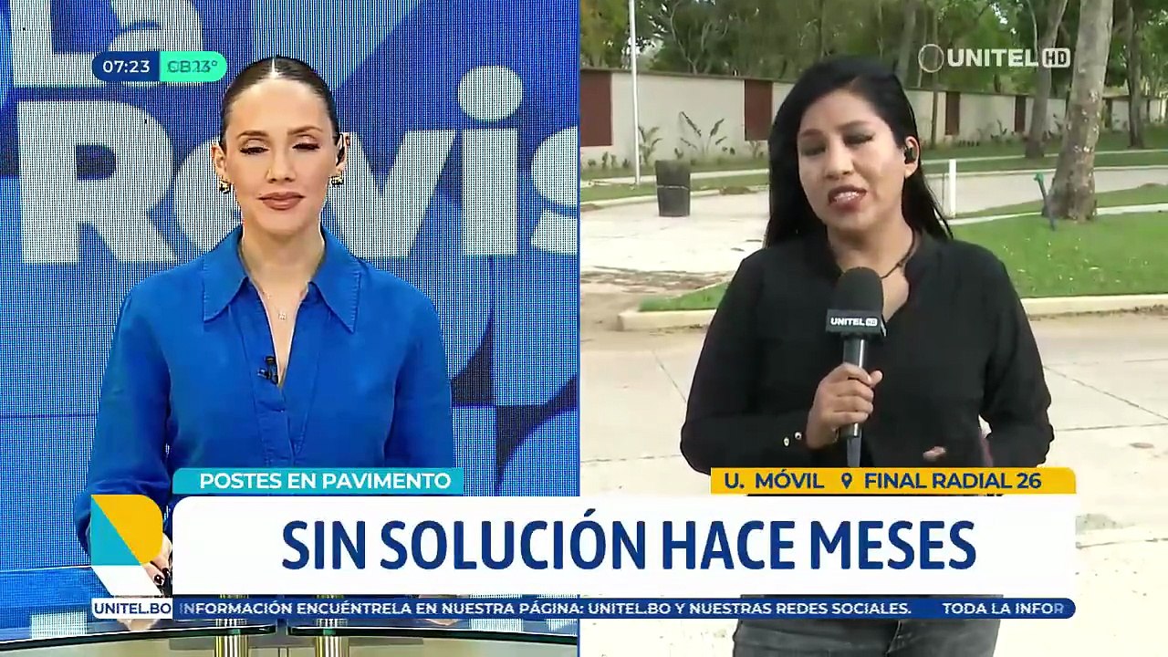​Vecino denuncia que hay cables sostenidos por una cuerda