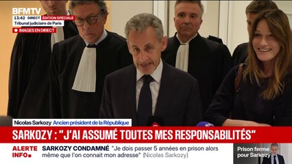Nicolas Sarkozy: "Je dormirai en prison la tête haute"