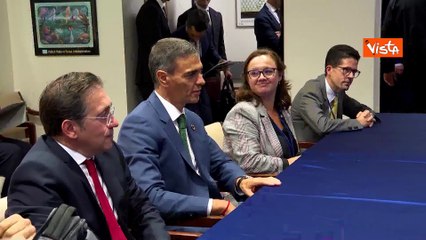 Zelensky incontra il Primo ministro spagnolo Pedro Sanchez all'Onu a New York