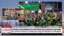 Michelle Bolsonaro diz que pode ser candidata em 2026; Beraldo e Vilela comentam