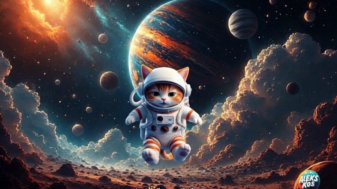 Napstronaut: The Sleepiest Space Cat in Zero Gravity! 😴🐱🚀