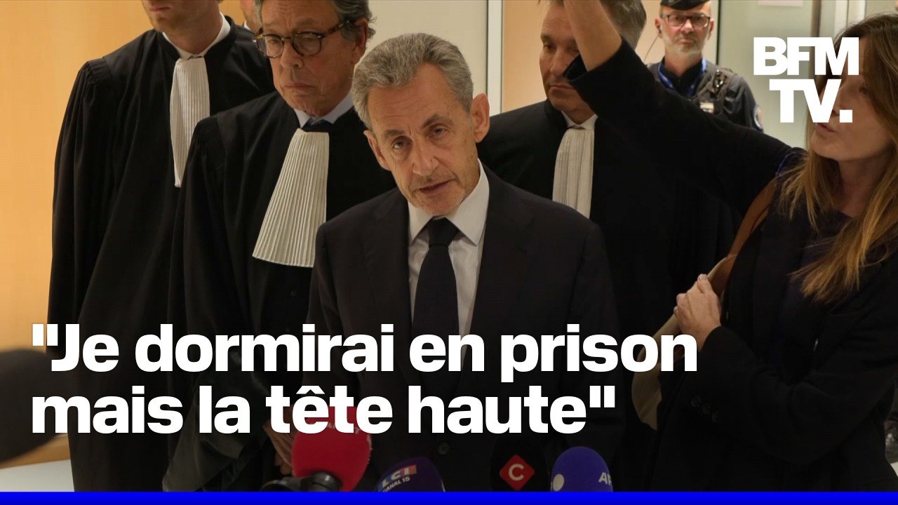 Procès de l'affaire libyenne: Nicolas Sarkozy s'exprime après sa condamnation à 5 ans de prison