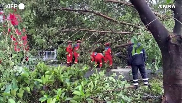 La conta dei danni dopo il passaggio del tifone Ragasa