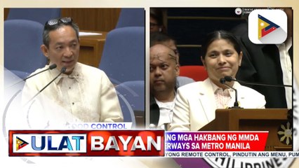 Ilang kongresista, binusisi ang mga hakbang ng MMDA para maisaayos ang waterways sa Metro Manila | ulat ni Mela Lesmoras