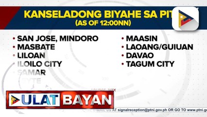 21 biyahe mula PITX, kanselado dahil sa banta ng Bagyong #OpongPH