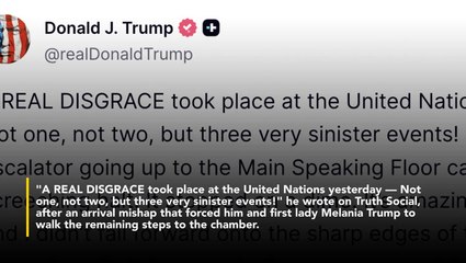 Trump Wants 'Triple Sabotage' Probed After UN Escalator, Teleprompter Fail- 'This Wasn't A Coincidence'