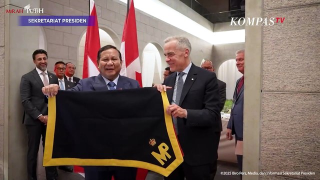 Momen Prabowo Hadiri Jamuan Makan Malam Bersama PM Kanada