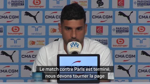 Marseille - Emerson : "Le match contre Paris est terminé, nous devons tourner la page"