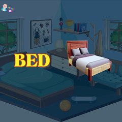 🌟 Bedroom Objects for Kids! 🛏️ Learn English Vocabulary with Fun & Easy Learning Education Videos | Preschool Learning |