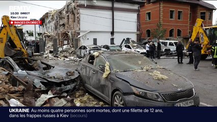 Kiev bombardée par des centaines de drones et de missiles