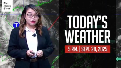 Today's Weather, 5 P.M. | Sept. 28, 2025