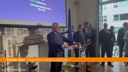 Tajani a New York: “Nessun italiano all’estero deve sentirsi solo"