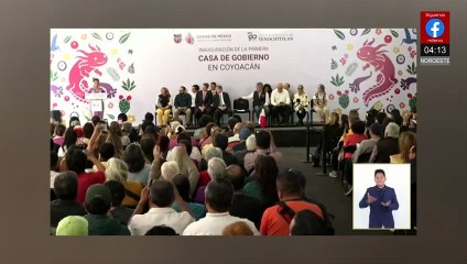 Clara Brugada inaugura primera Casa de Gobierno en Coyoacán
