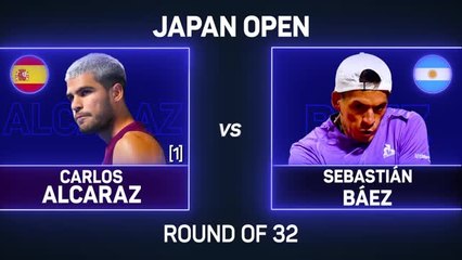 Alcaraz overcomes injury scare to win opening match in Tokyo