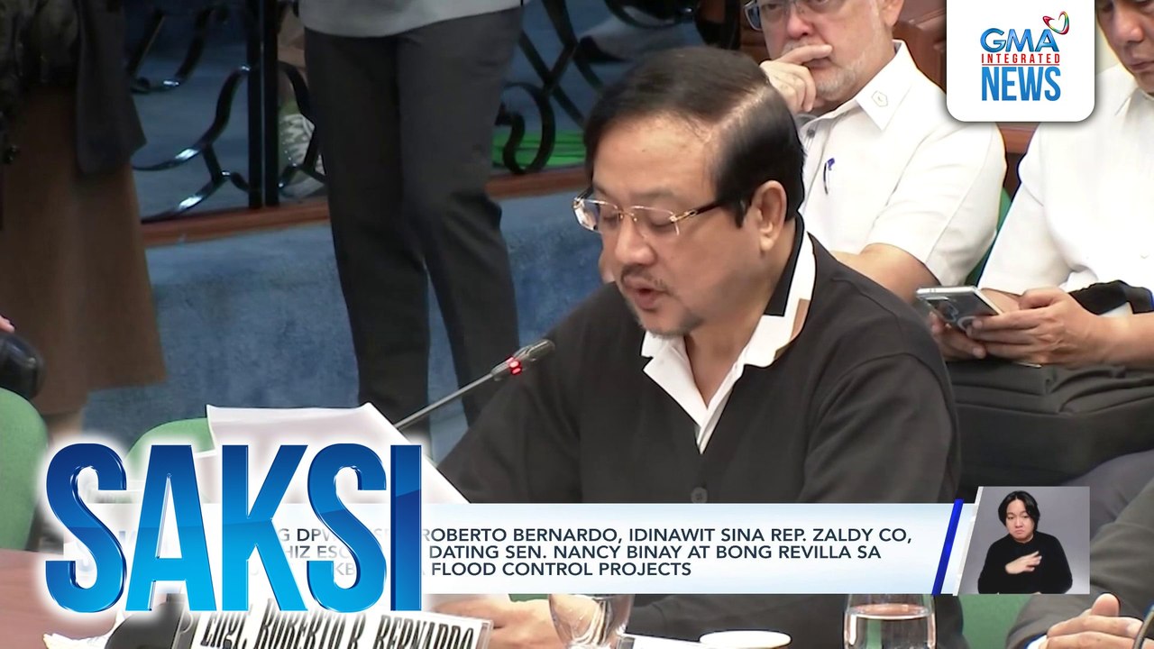 Dating DPWH Usec. Roberto Bernardo, idinawit sina Rep. Zaldy Co, Sen. Chiz Escudero, dating Sen. Nancy Binay at Bong Revilla sa isyu ng kickback sa flood control projects | Saksi