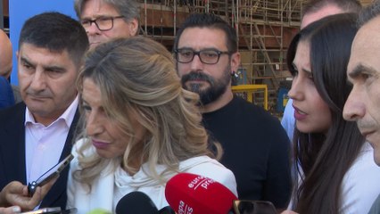 Díaz no entra a valorar que Sánchez vaya a volver a presentarse y elude aclarar si ella lo hará