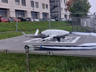Livraison par drone à l'hôpital
