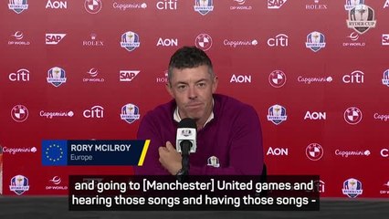McIlroy dreamed of golf chants but with Manchester United
