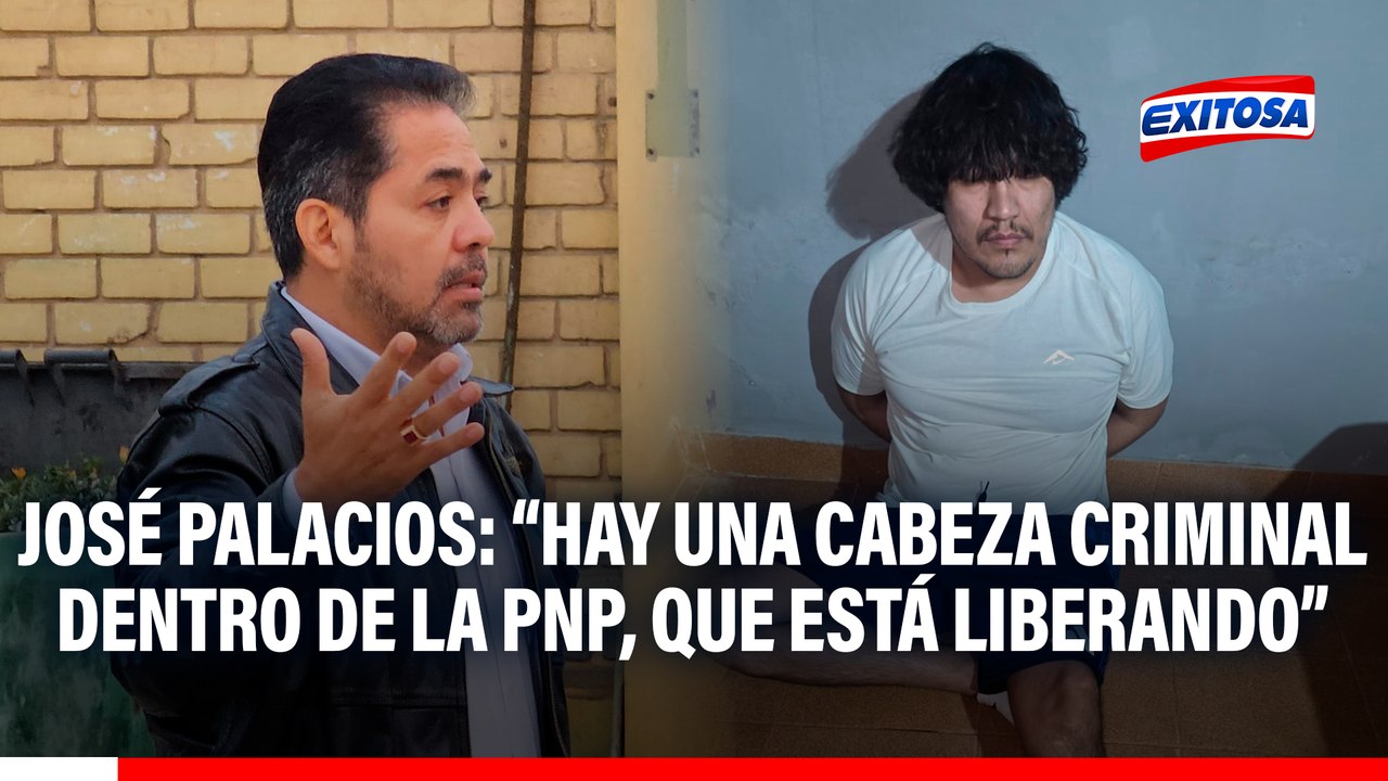 José Palacios: "Hay una cabeza criminal dentro de la PNP que está liderando toda la corrupción"