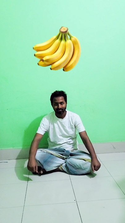 কলা আনারস খেয়ে ফেললাম