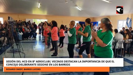 Vecinos destacan la importancia de que el concejo deliberante sesione en los barrios