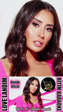 Love'landım - Hande Ünsal ✩ Ritim Karaoke (Nihavend Katip Minör 8/8 Oryantal Beste Murat Güneş)