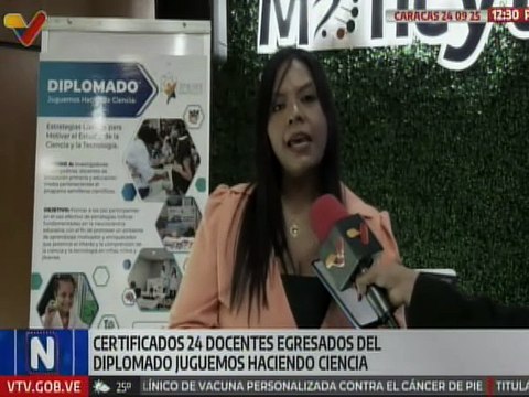 Caracas | Educadores certificados en Diplomado Juguemos Haciendo Ciencia”