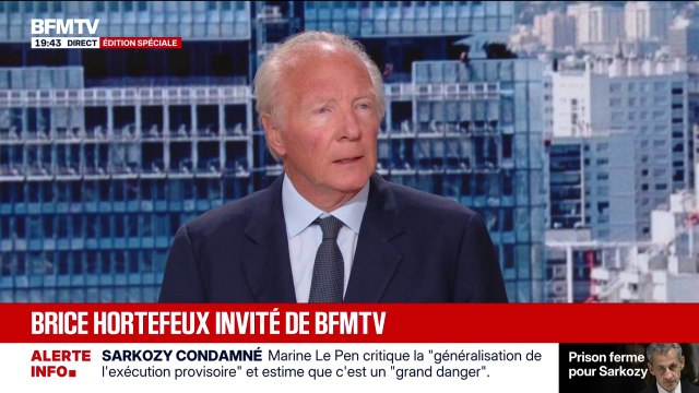 Il n'y a eu aucune corruption et il n'y a de preuve de financement , affirme Brice Hortefeux, ex-ministre de l'Intérieur de Nicolas Sarkozy