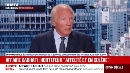 Nicolas Sarkozy condamné: Brice Hortefeux se dit "affecté et en colère" après sa condamnation