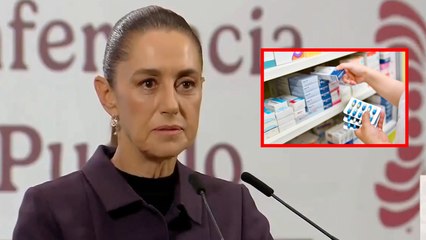Claudia Sheinbaum reconoce adeudo del gobierno AMLO a farmacéuticas.