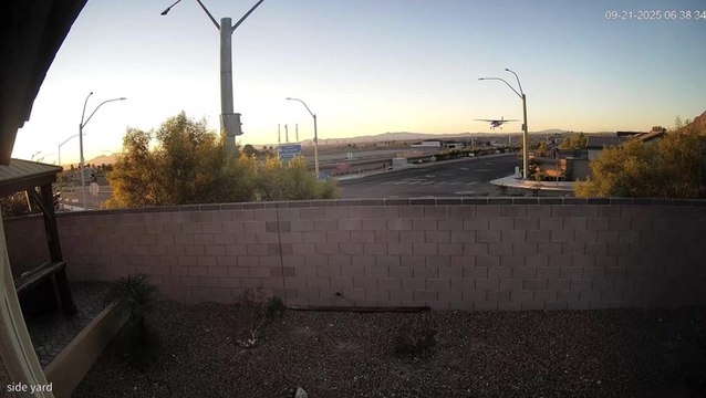 Moment plane makes emergency landing on road in Las Vegas