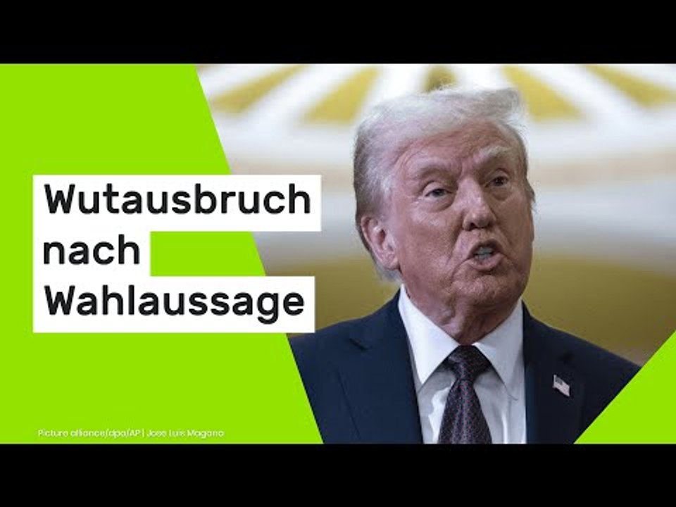 Donald Trump: Wutausbruch nach Wahlaussage - US-Präsident beleidigt Kamala Harris