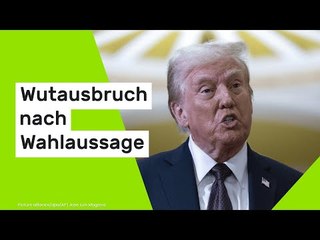 Donald Trump: Wutausbruch nach Wahlaussage - US-Präsident beleidigt Kamala Harris