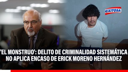 'El Monstruo': Delito de criminalidad sistemática no aplica en caso de Erick Moreno Hernández, asegura especislista