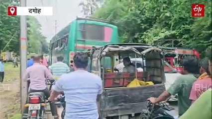 दमोह में 4 साल में नहीं बन पाई आधा किलोमीटर की मॉडल रोड, सड़क बनाने काटे गए थे 39 पेड़