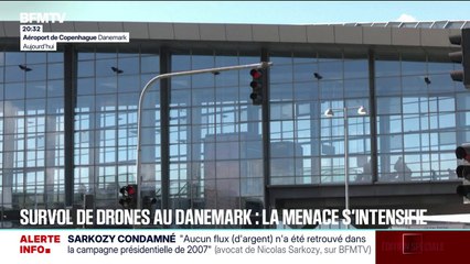 Survol de drones au Danemark: le ministre de la défense évoque une menace "systématique" causée par "un acteur professionnel"