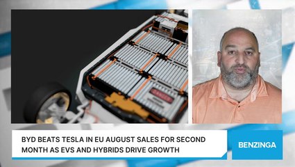 BYD Beats Tesla In EU August Sales For Second Month As EVs And Hybrids Drive Growth