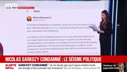 Condamnation de Nicolas Sarkozy: les réactions des politiques et des proches de l'ancien président de la République