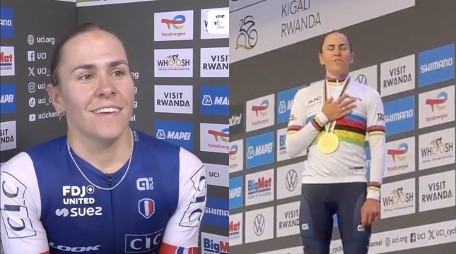 Championnats du Monde UCI Kigali 2025 - Célia Géry est championne du monde U23 - Espoir : On a tout misé sur moi...