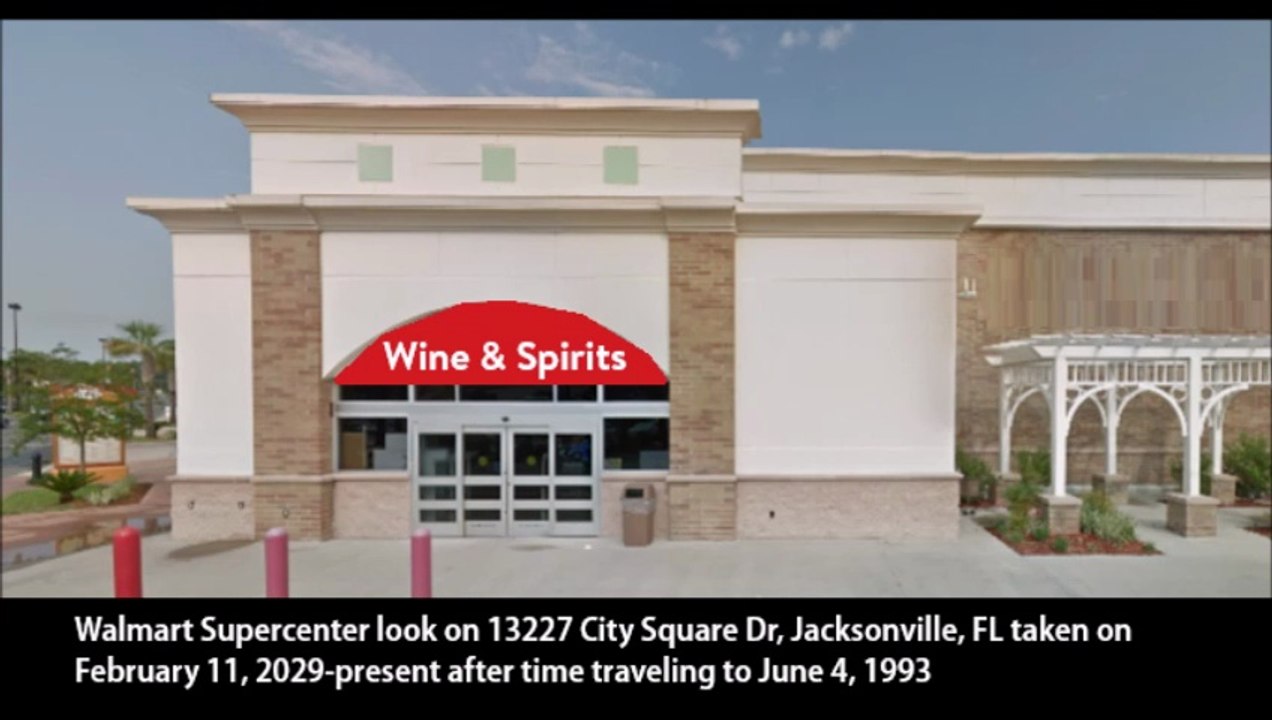 how Walmart Supercenter will look like on 13227 City Square Dr, Jacksonville, FL when time travel gets invented