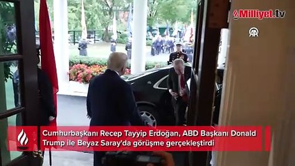 Cumhurbaşkanı Erdoğan, ABD Başkanı Trump ile görüştü