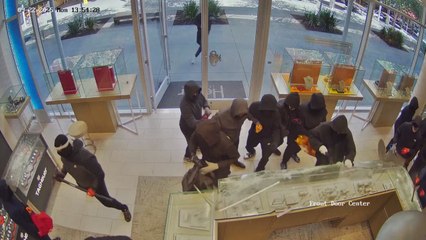 미 보석상에 20여 명 떼강도...14억 원어치 털어가 / YTN