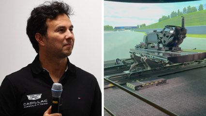 Checo Pérez alista su regreso a la F1; el mexicano prueba el simulador de Cadillac