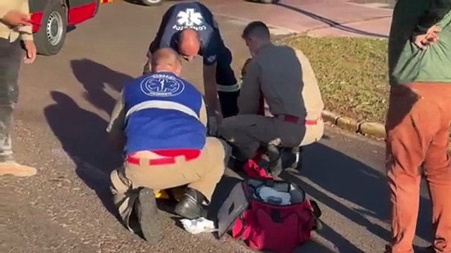 Dois motociclistas ficam feridos em acidentes registrados em Umuarama