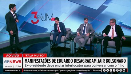 Clima ruim? Manifestações de Eduardo desagradam Bolsonaro