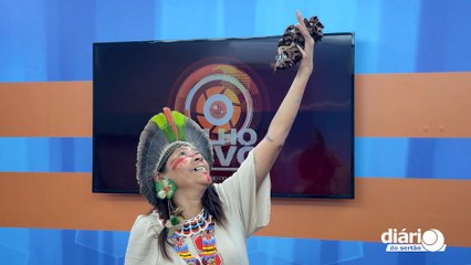 Indígena Hannah Cacy Potiguar, filha de Cachoeira dos Índios, celebra ancestralidade na TV Diário do Sertão