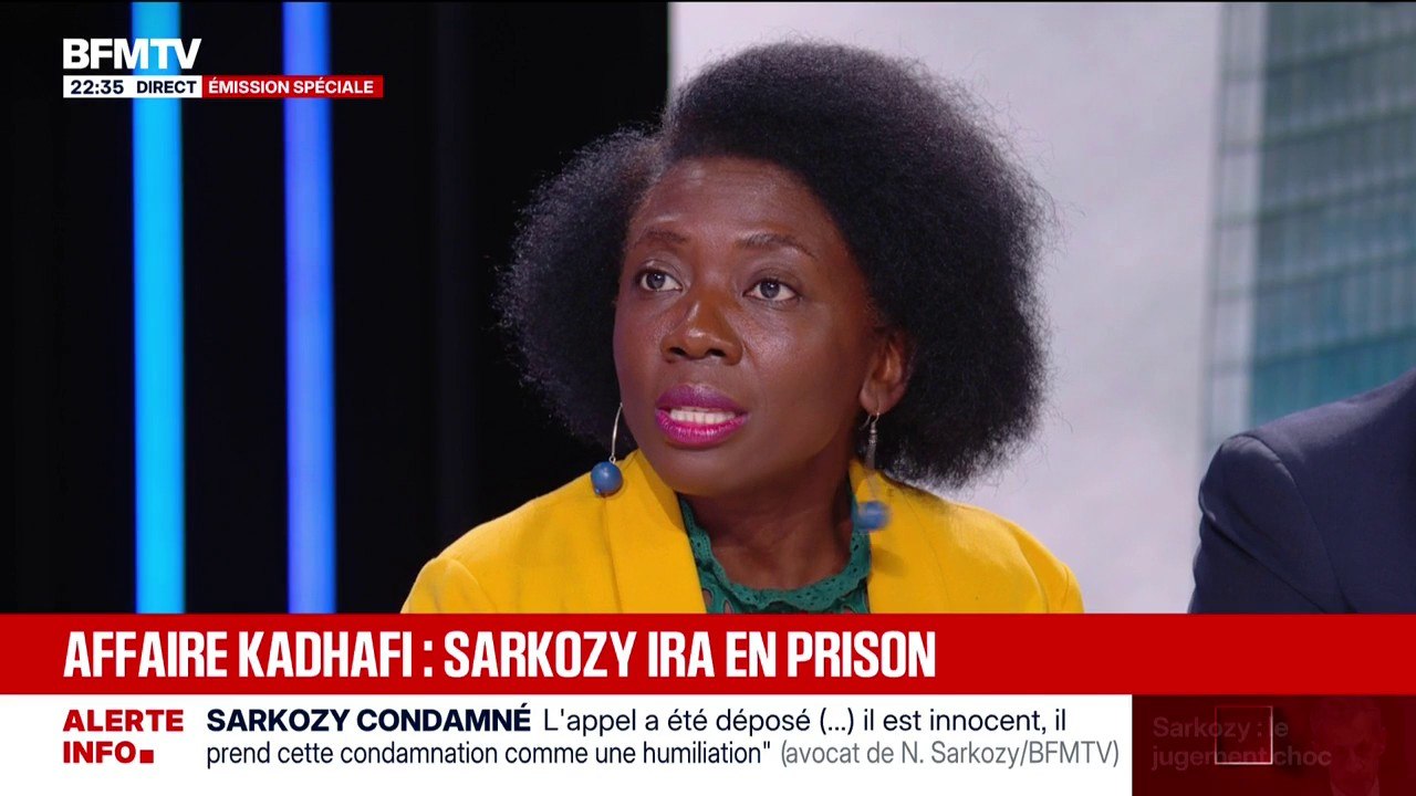 Condamnation de Nicolas Sarkozy: "Ça entache tout ce qui a pu être fait par ce personnage"; estime Danièle Obono, députée LFI de Paris