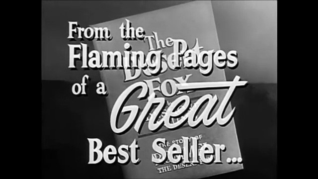 Le Renard du désert (1951) - Bande annonce