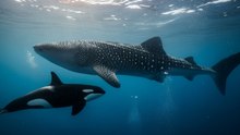 Killer Whales vs. Whale Sharks: The Ocean's New Battle.