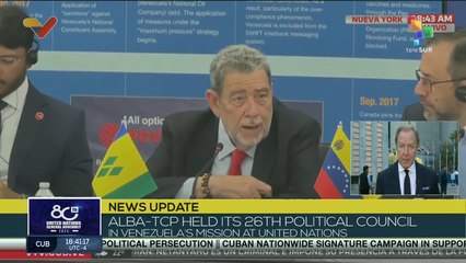 ALBA-TCP held its 26th Political Council in Venezuela's mission at the UN